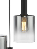 Där Savannah 3 pendant cluster light black smoked - British product