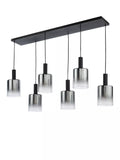 Där Savannah ceiling light black smoked glass - British product