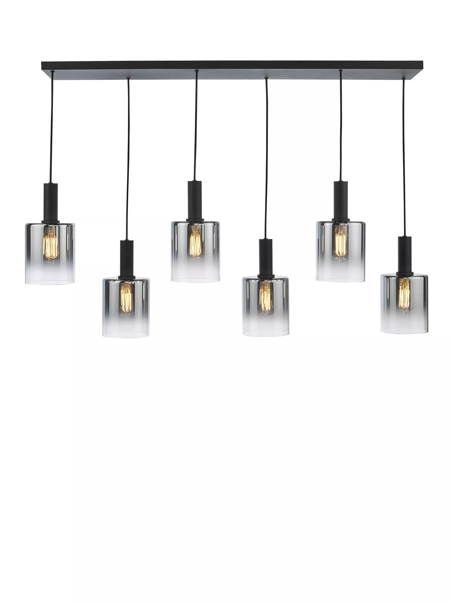 Där Savannah ceiling light black smoked glass - British product