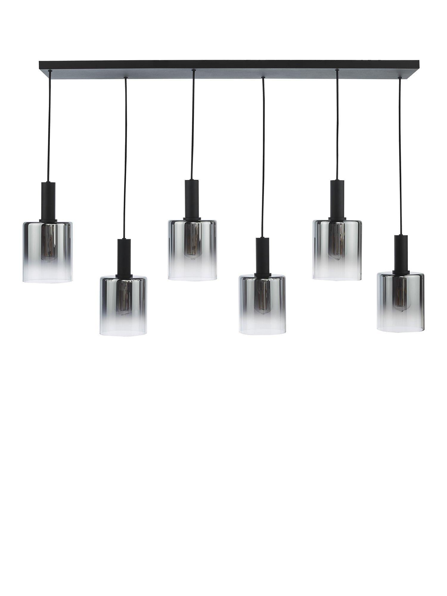Där Savannah ceiling light black smoked glass - British product