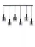 Där Savannah ceiling light black smoked glass - British product