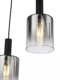 Där Savannah ceiling light black smoked glass - British product