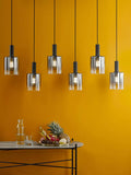 Där Savannah ceiling light black smoked glass - British product
