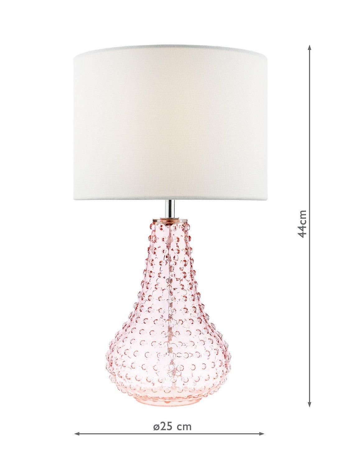 Där Kristina textured glass table lamp, UK version