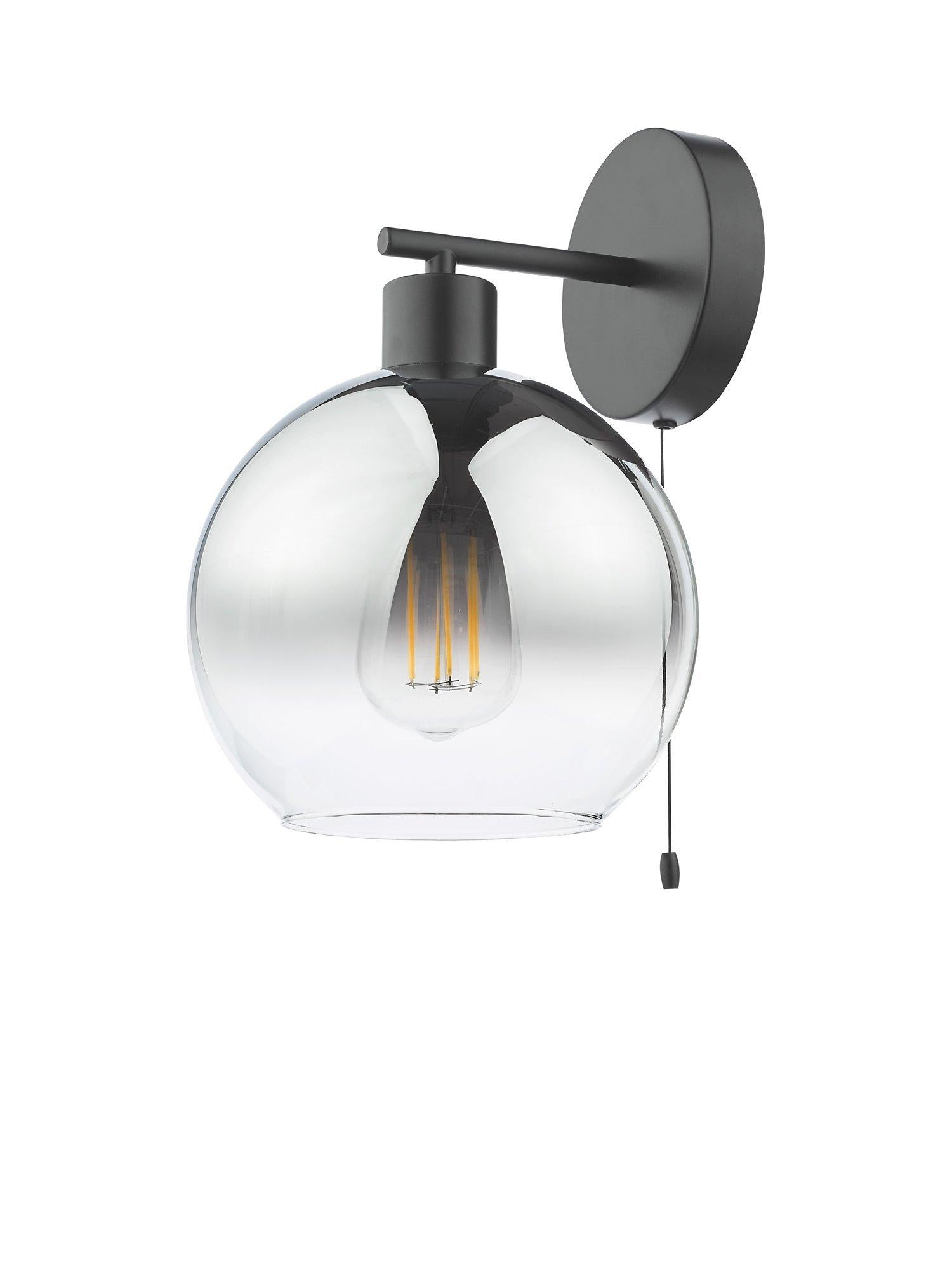 Där Lycia glass wall light - British product