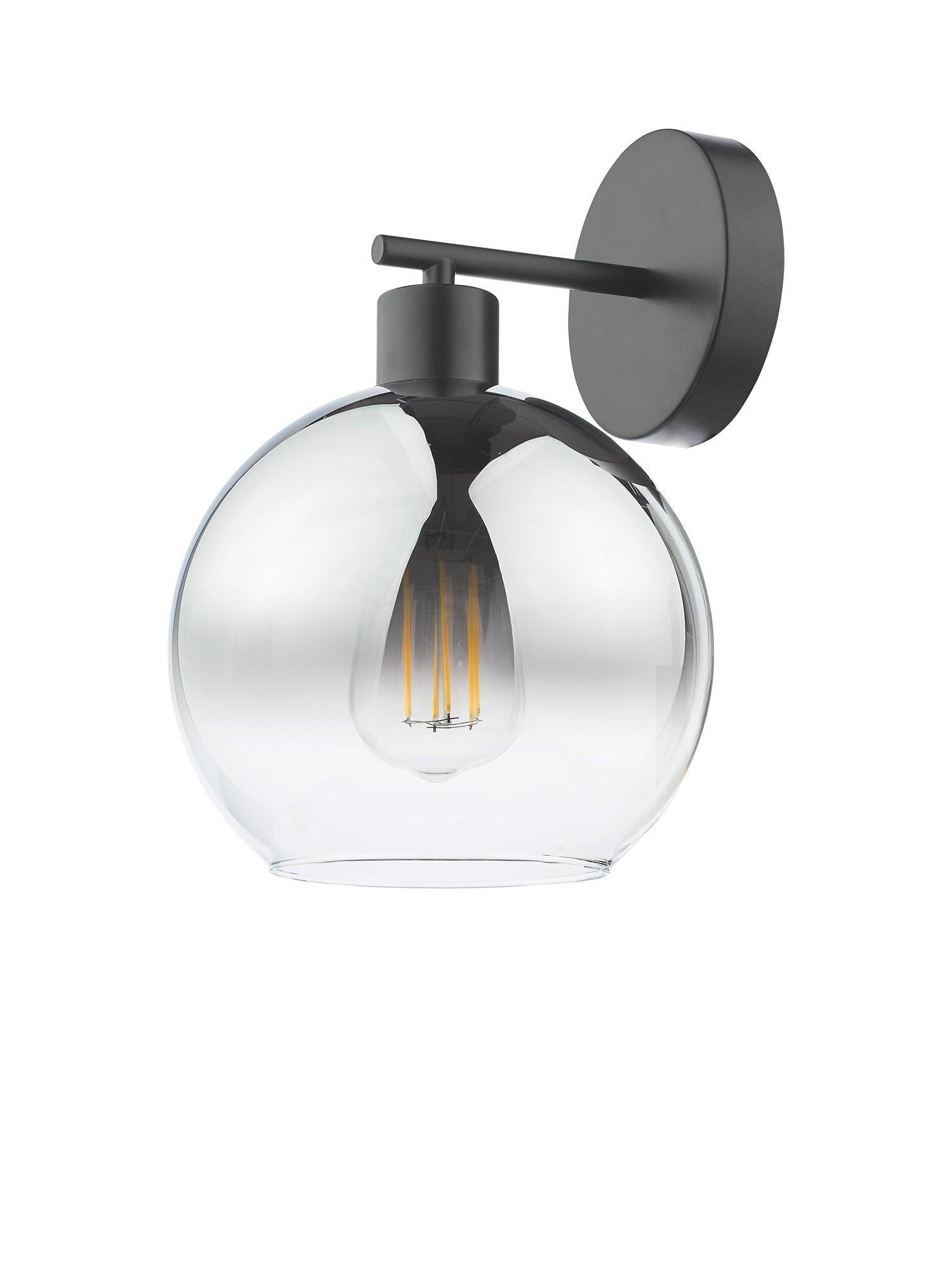 Där Lycia glass wall light - British product