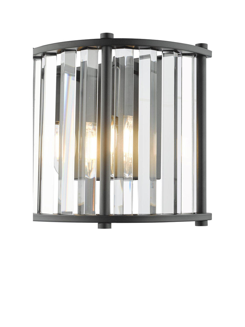 Där Kiran Glass 2 Arm Wall Light - British product