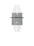 Där Lukas tiered glass wall light antique finish, imported from the UK