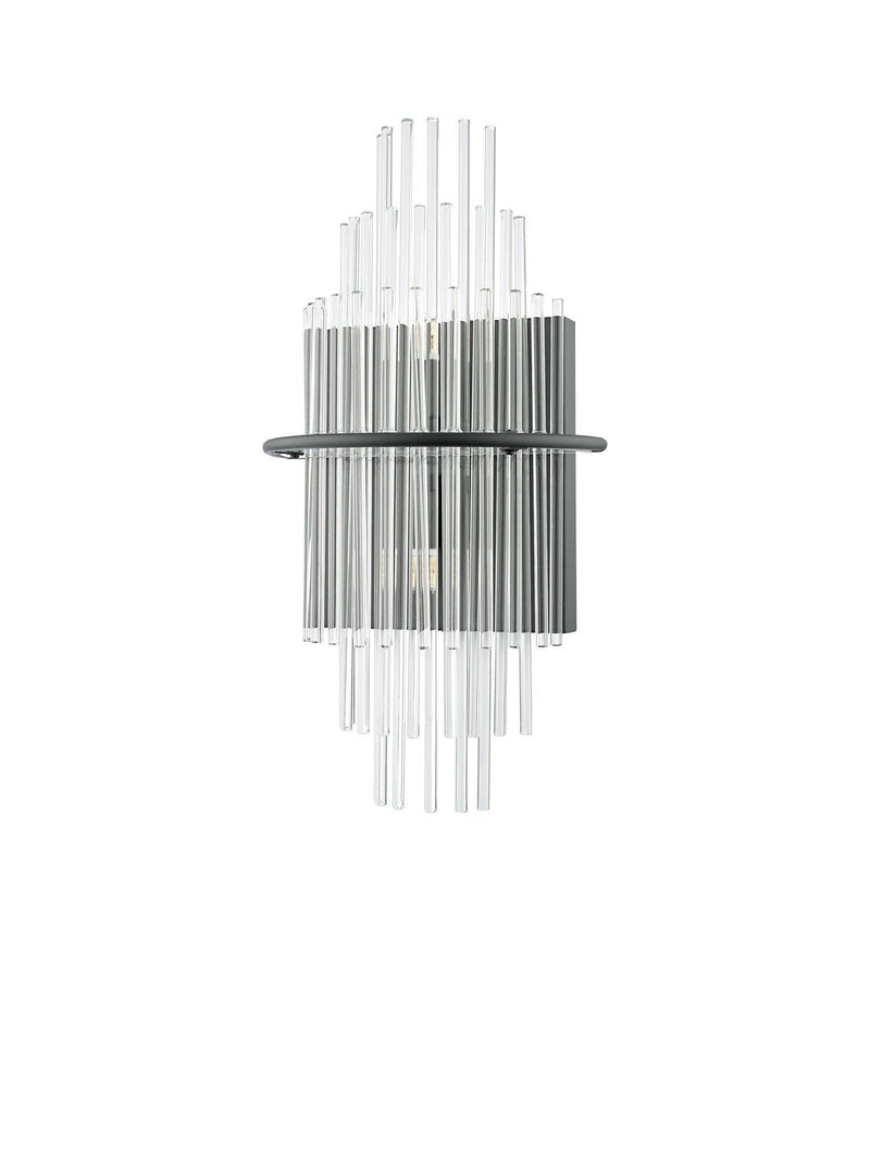 Där Lukas tiered glass wall light antique finish, imported from the UK
