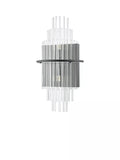 Där Lukas tiered glass wall light antique finish, imported from the UK