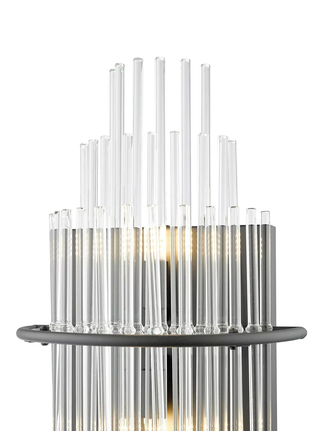 Där Lukas tiered glass wall light antique finish, imported from the UK