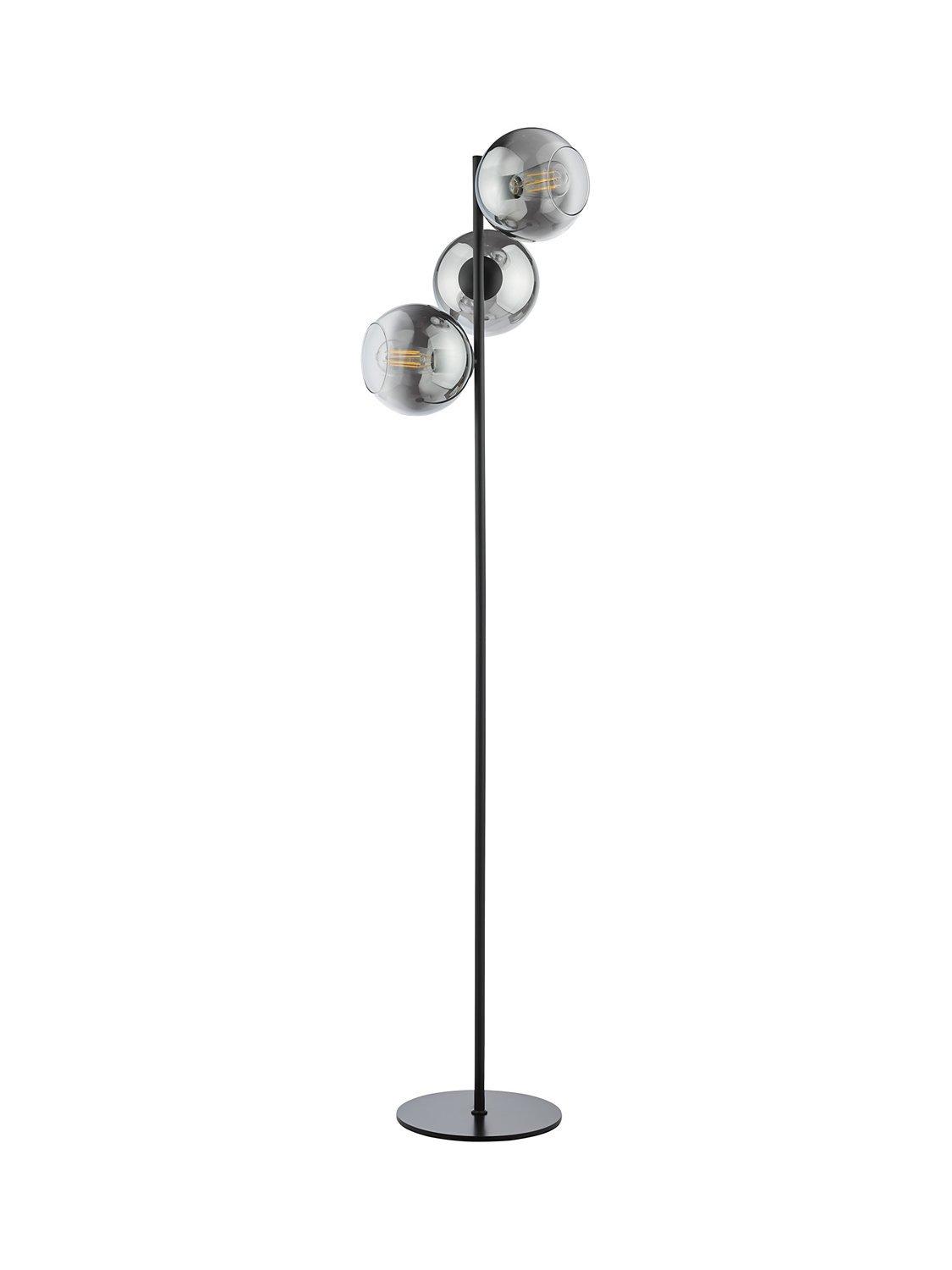 Där Lycia 3 arm mirror floor lamp medium, UK version