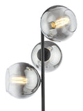 Där Lycia 3 arm mirror floor lamp medium, UK version