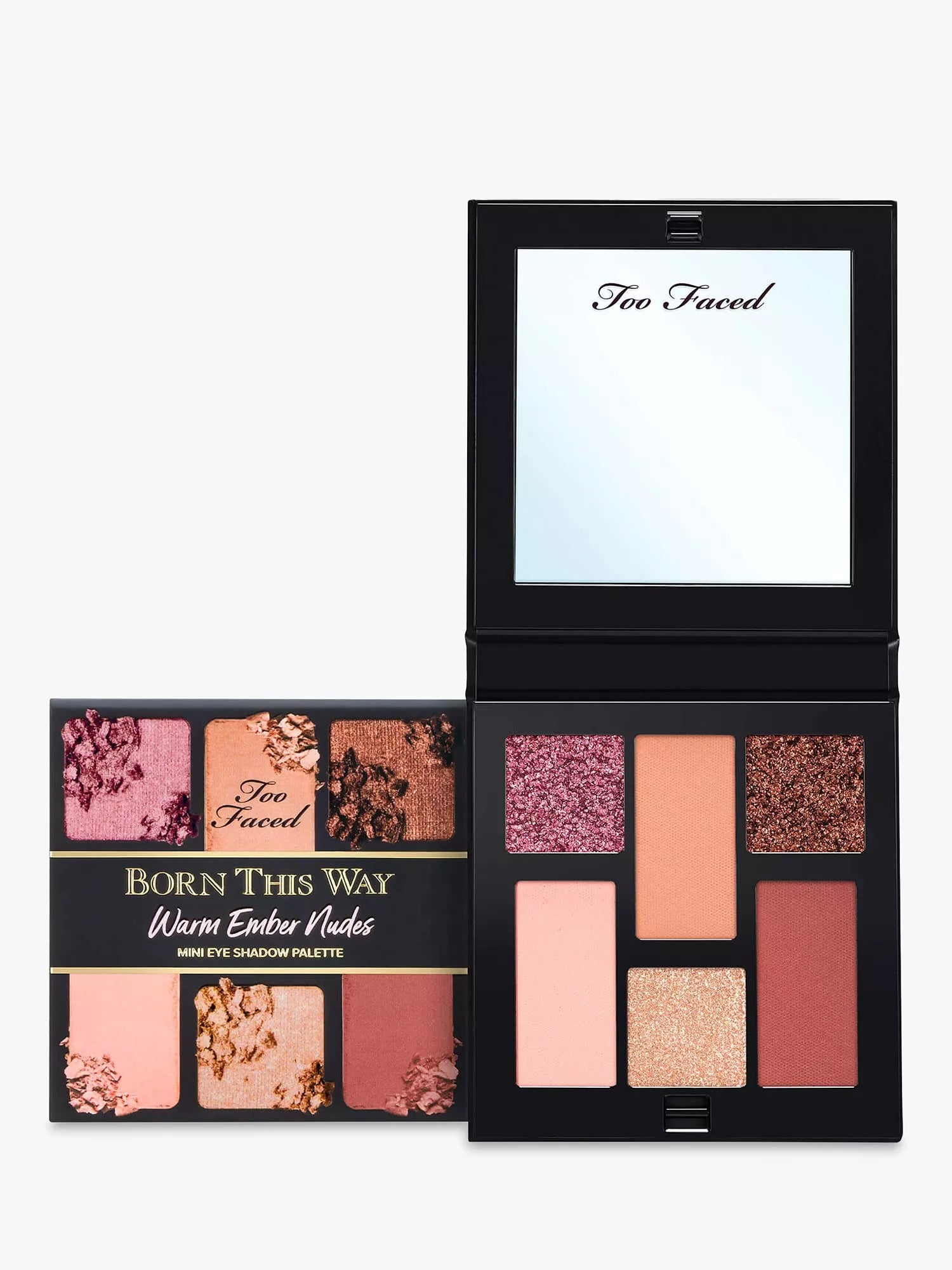 Too Faced warm ember nudes mini eye shadow palette (British brand)