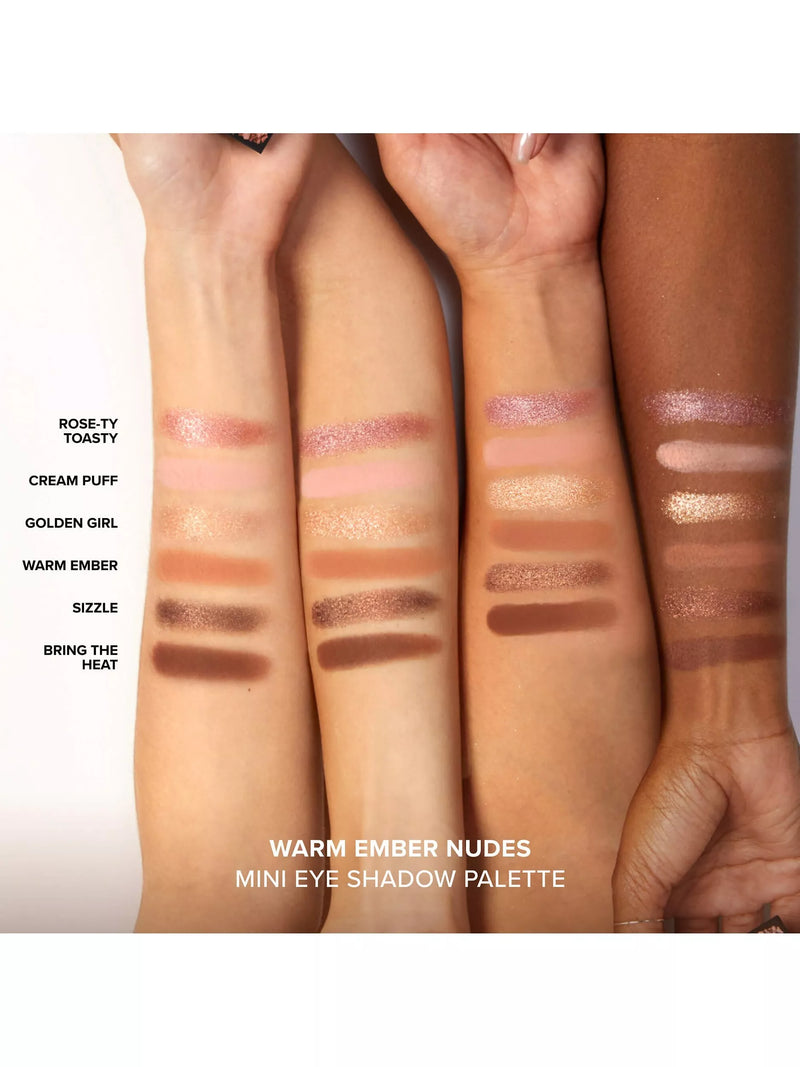 Too Faced warm ember nudes mini eye shadow palette (British brand)