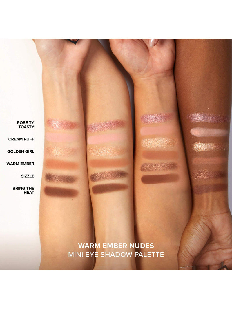 Too Faced warm ember nudes mini eye shadow palette (British brand)