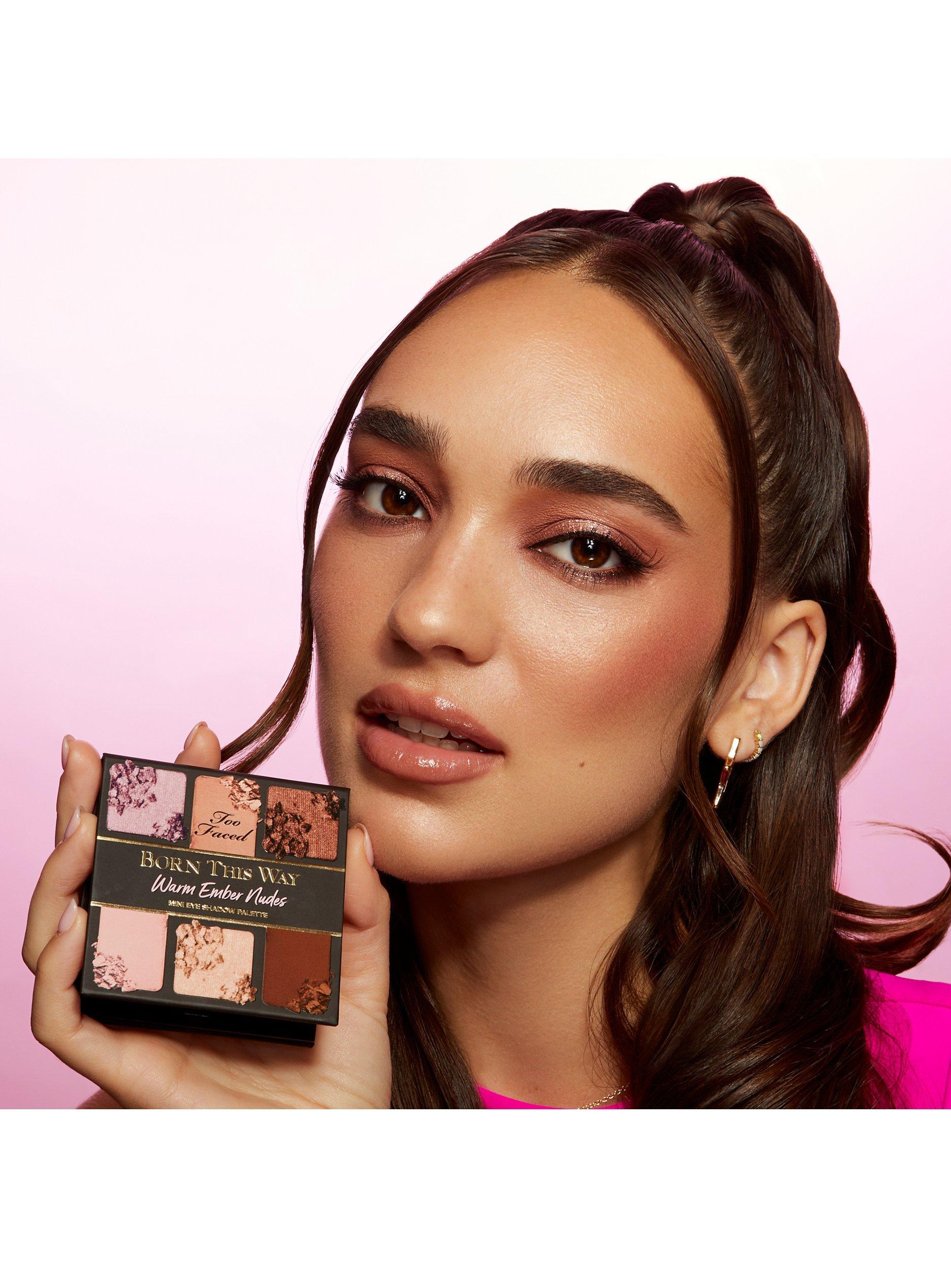 Too Faced warm ember nudes mini eye shadow palette (British brand)