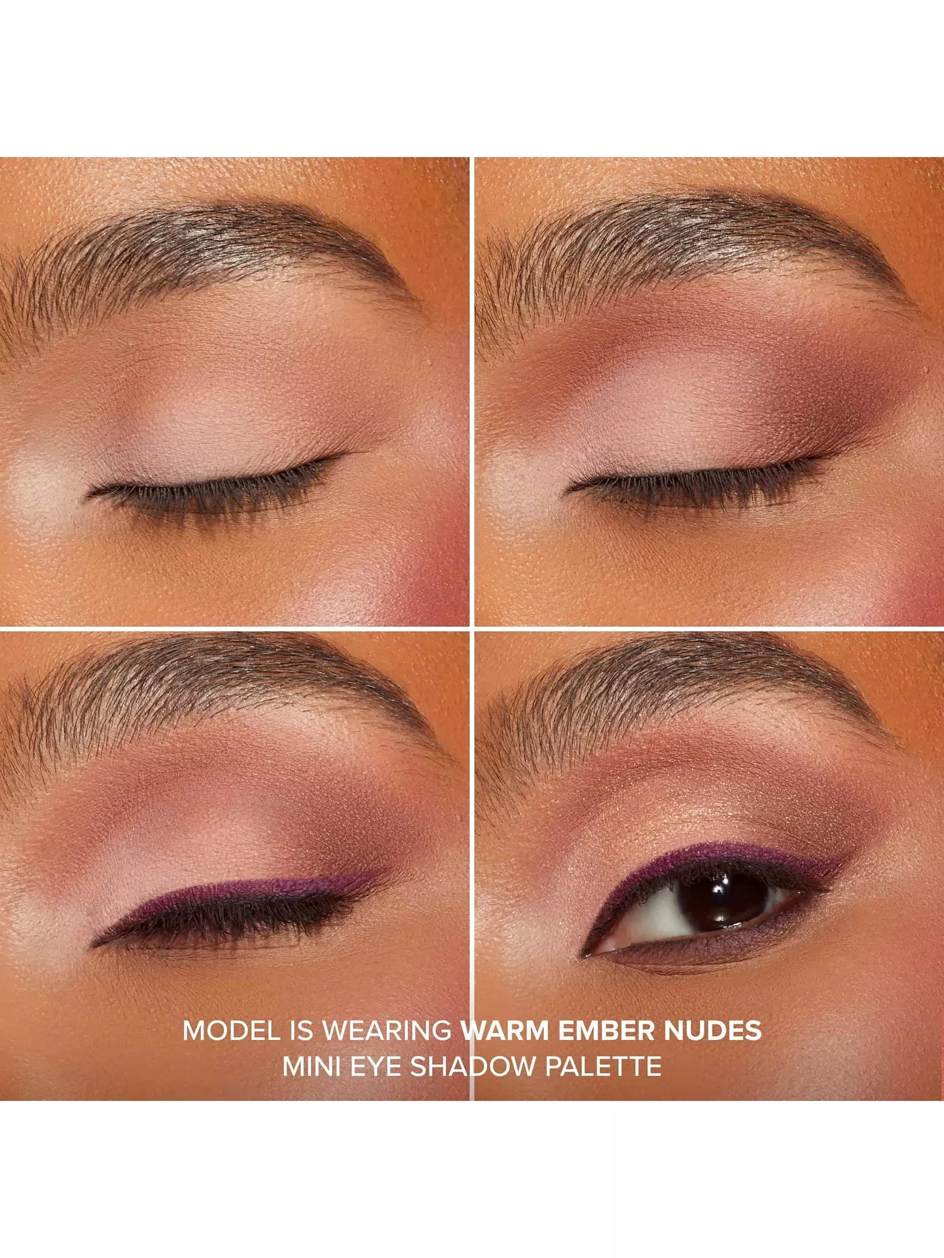 Too Faced warm ember nudes mini eye shadow palette (British brand)