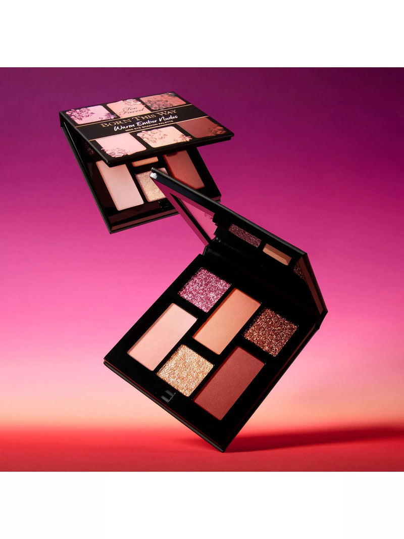Too Faced warm ember nudes mini eye shadow palette (British brand)