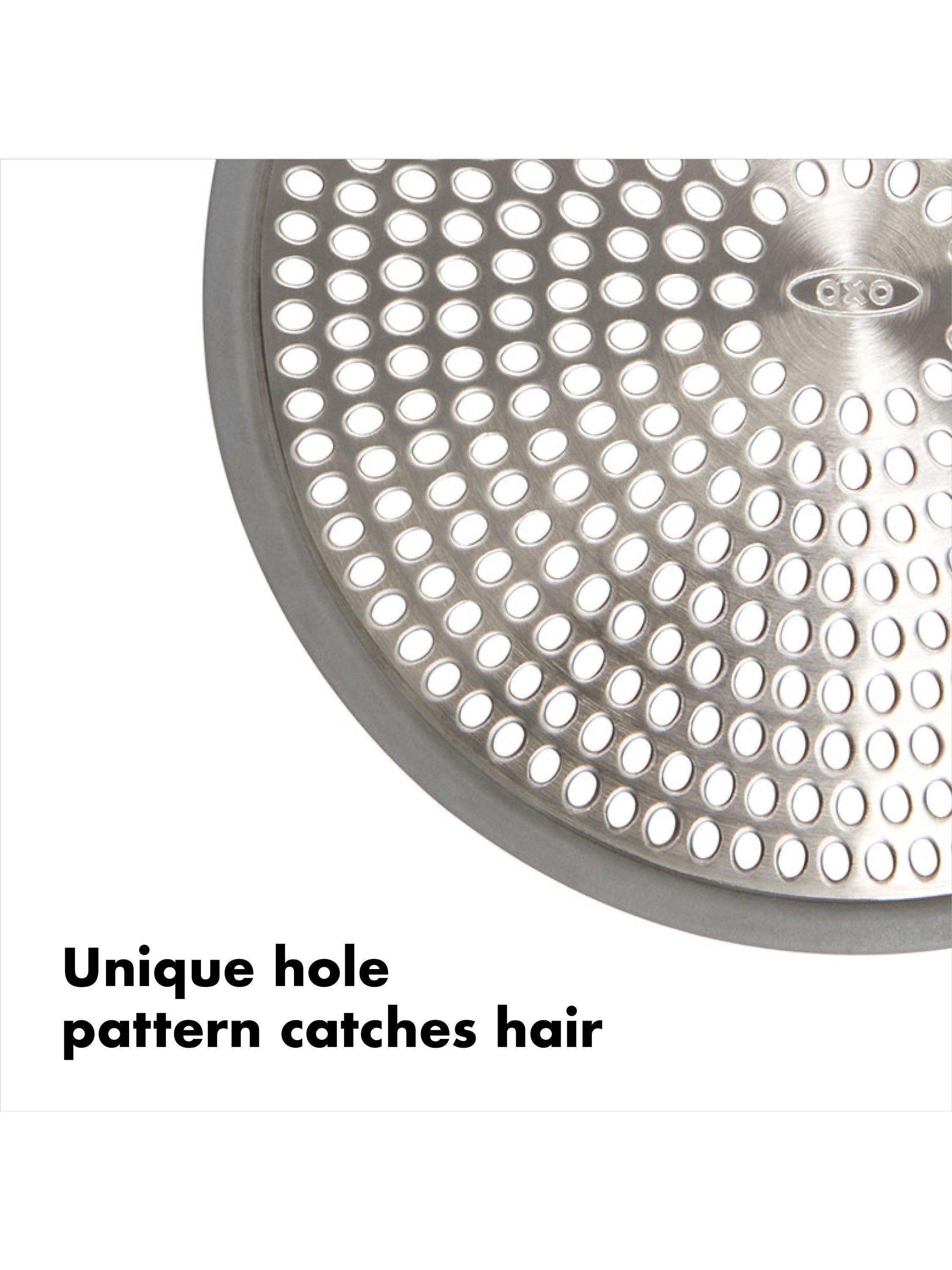 OXO rust-proof stainless steel shower stall drain protector, imported from the UK