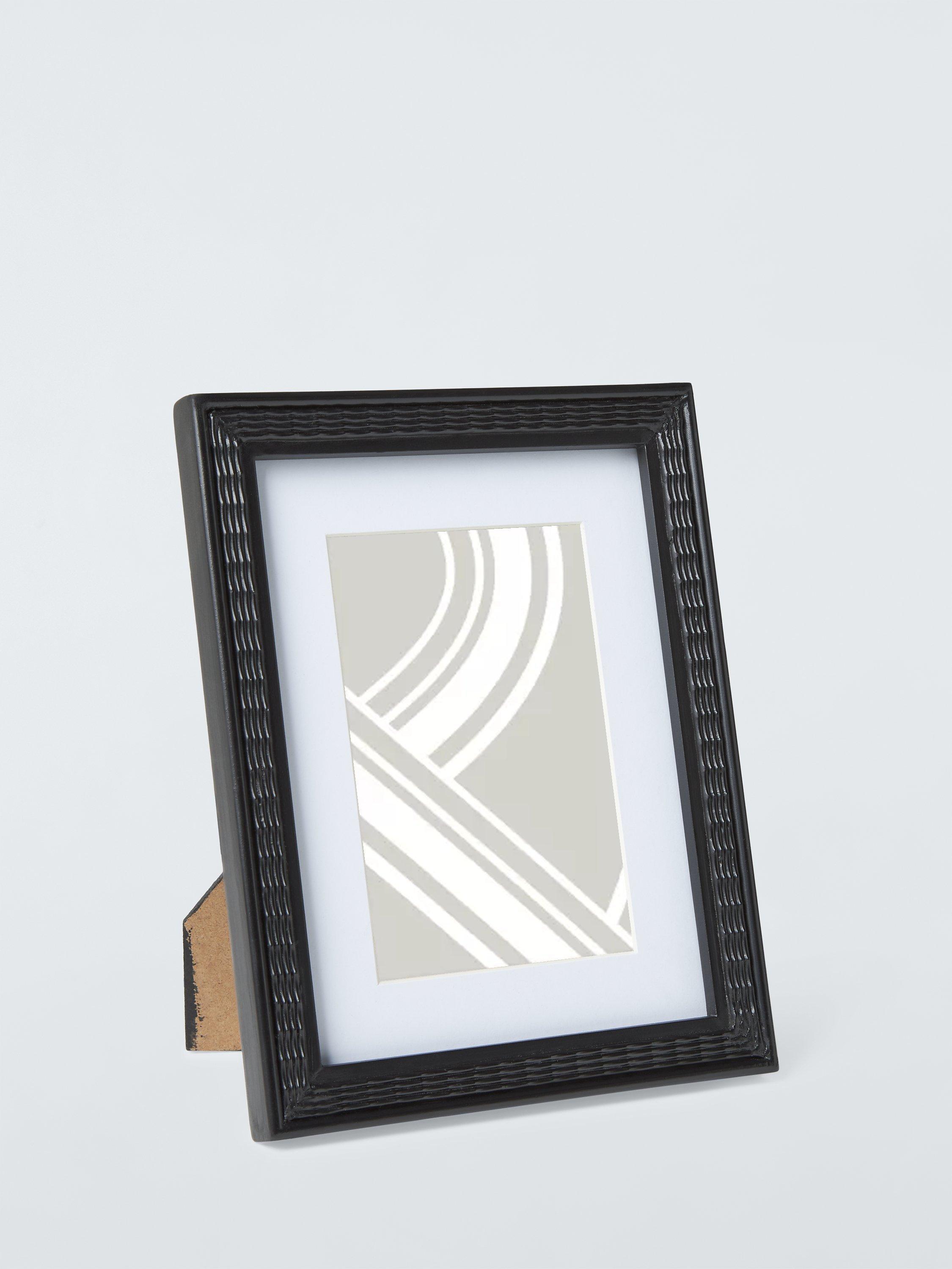 John Lewis ornate wood photo frame black 4x6 inch UK version