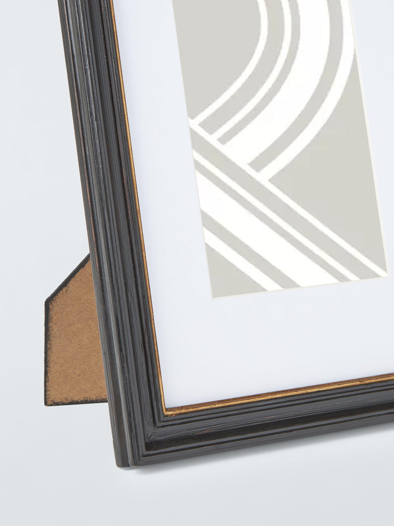 John Lewis photo frame black/gold 5 x 7 inches (13 x 18 cm), UK version