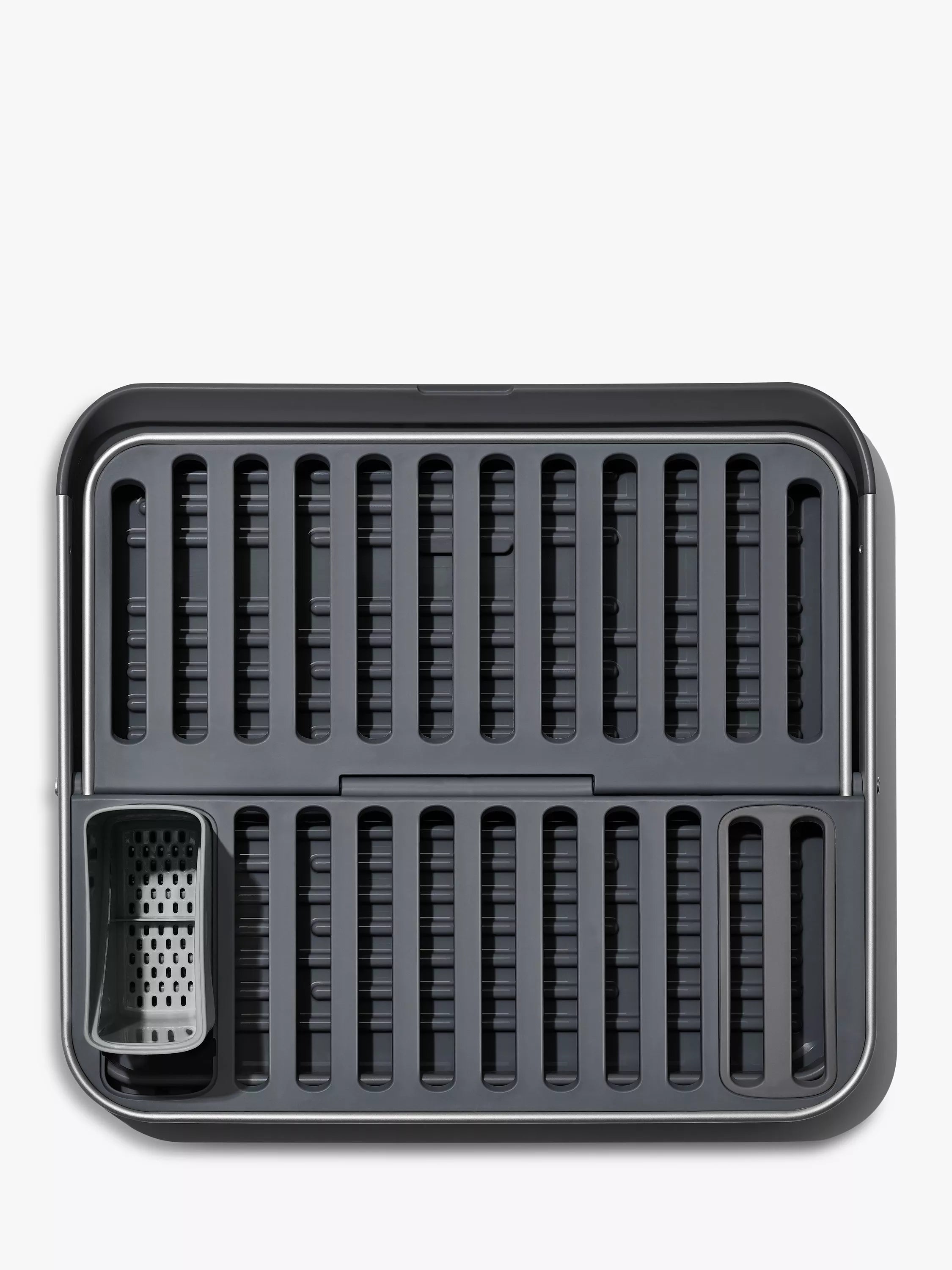 OXO Aluminium Fold Flat Dish Rack, imported from the UK