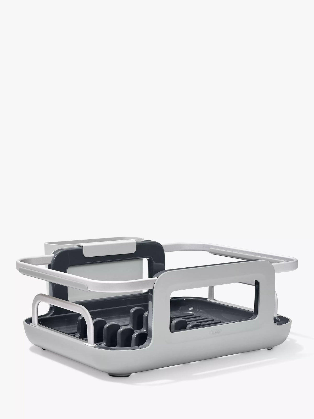 OXO adjustable over-the-sink dish rack, imported from the UK