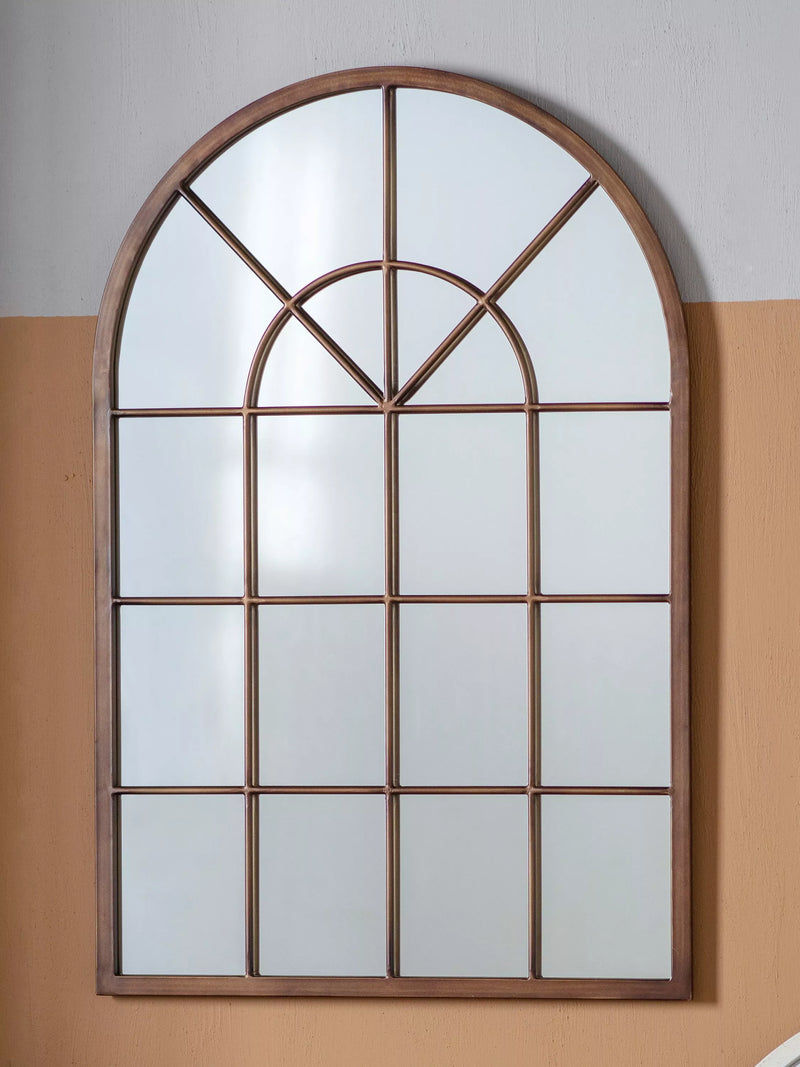 Gallery Direct Carmel arched wall mirror 90x60cm, imported from the UK