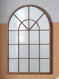 Gallery Direct Carmel arched wall mirror 90x60cm, imported from the UK