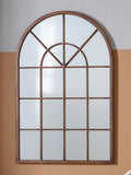 Gallery Direct Carmel arched wall mirror 90x60cm, imported from the UK