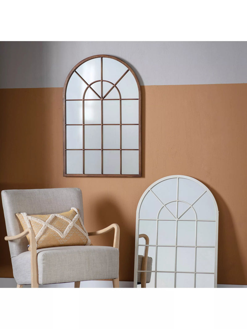 Gallery Direct Carmel arched wall mirror 90x60cm, imported from the UK