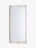 Gallery Direct Denver Baroque Wood Frame Full-Length Leaner Mirror, 165 x 79.5cm, Cream