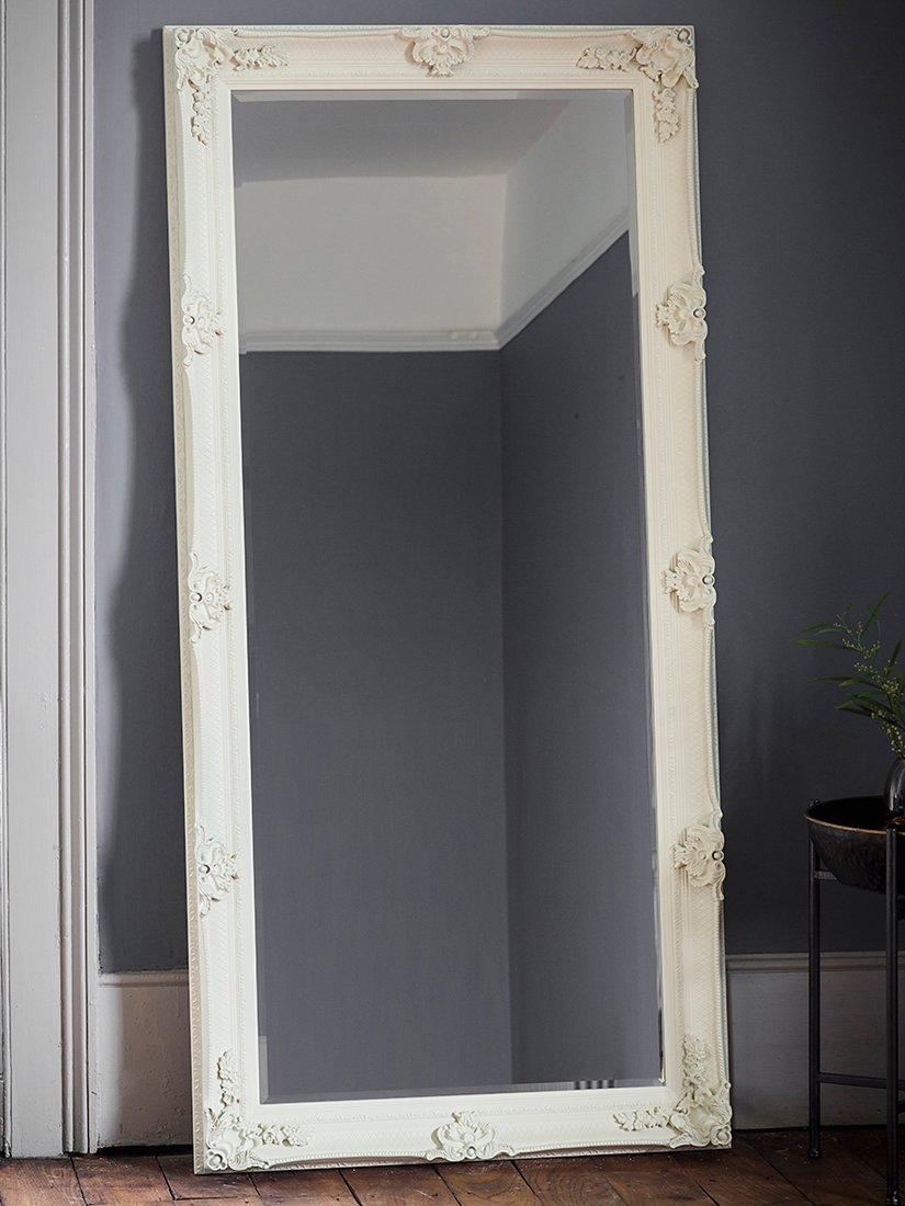 Gallery Direct Baroque leaner mirror 165x79.5cm, imported from the UK