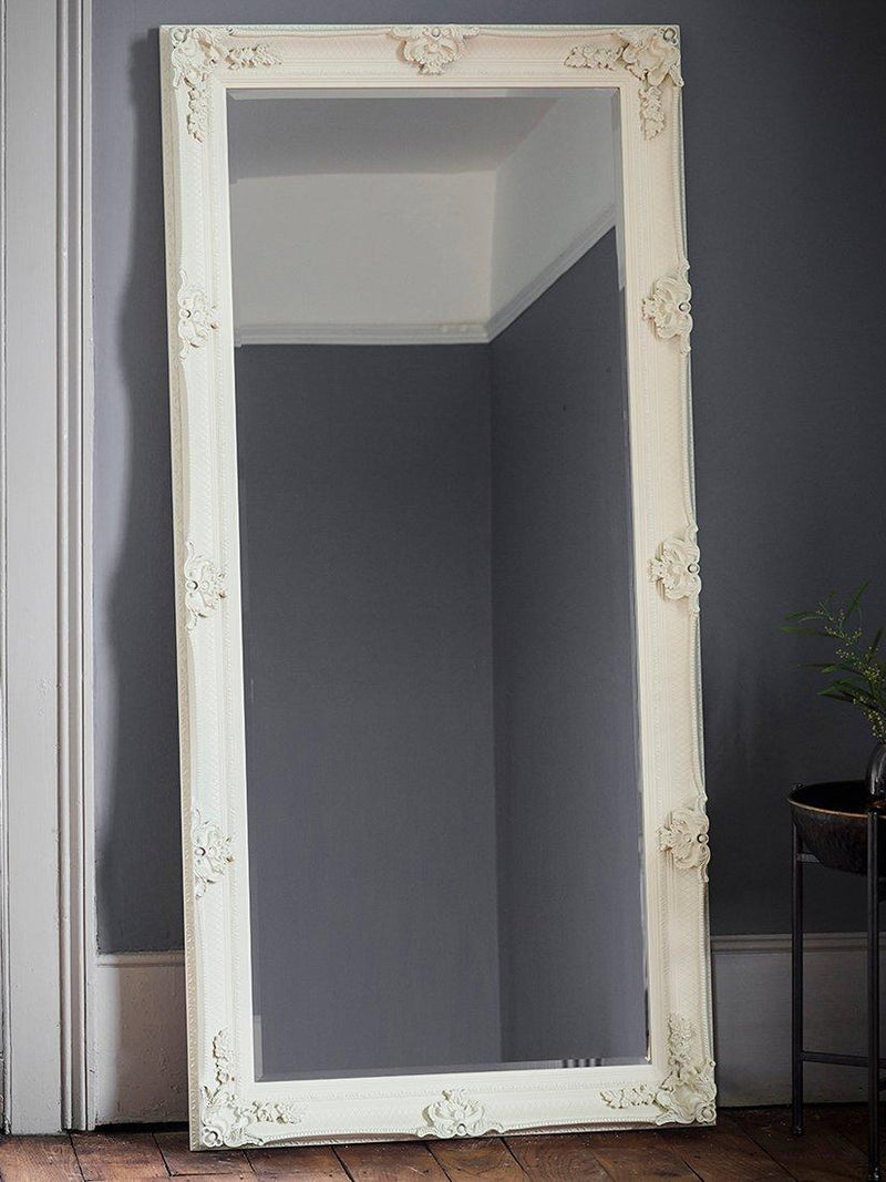 Gallery Direct Baroque leaner mirror 165x79.5cm, imported from the UK