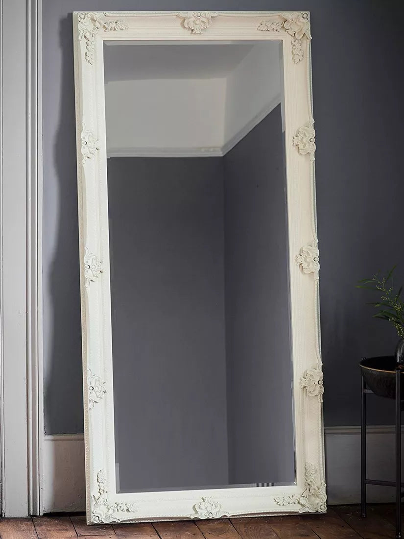 Gallery Direct Baroque leaner mirror 165x79.5cm, imported from the UK