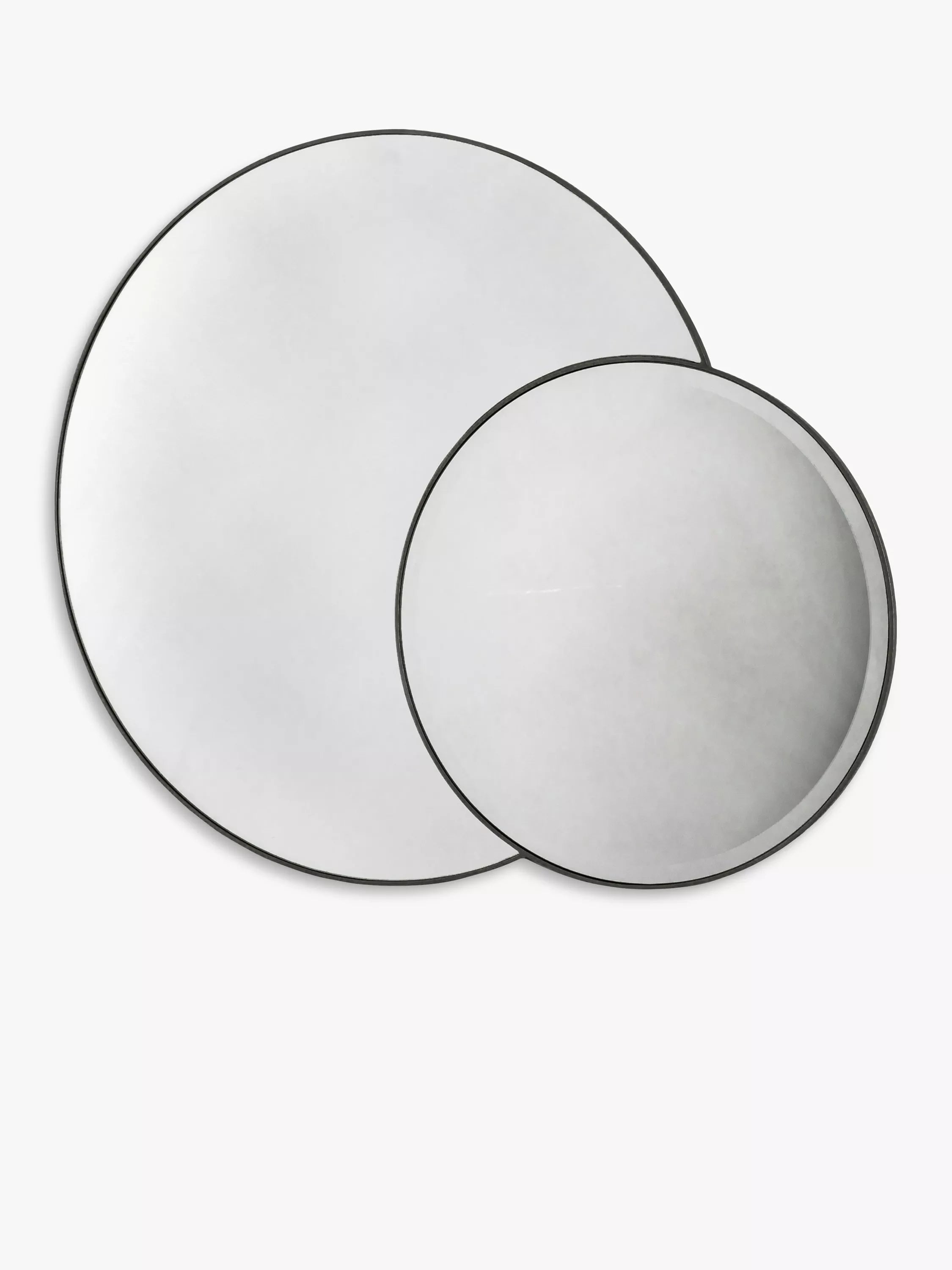 Gallery Direct Lodi Wall Mirror, 90 x 111cm, Black
