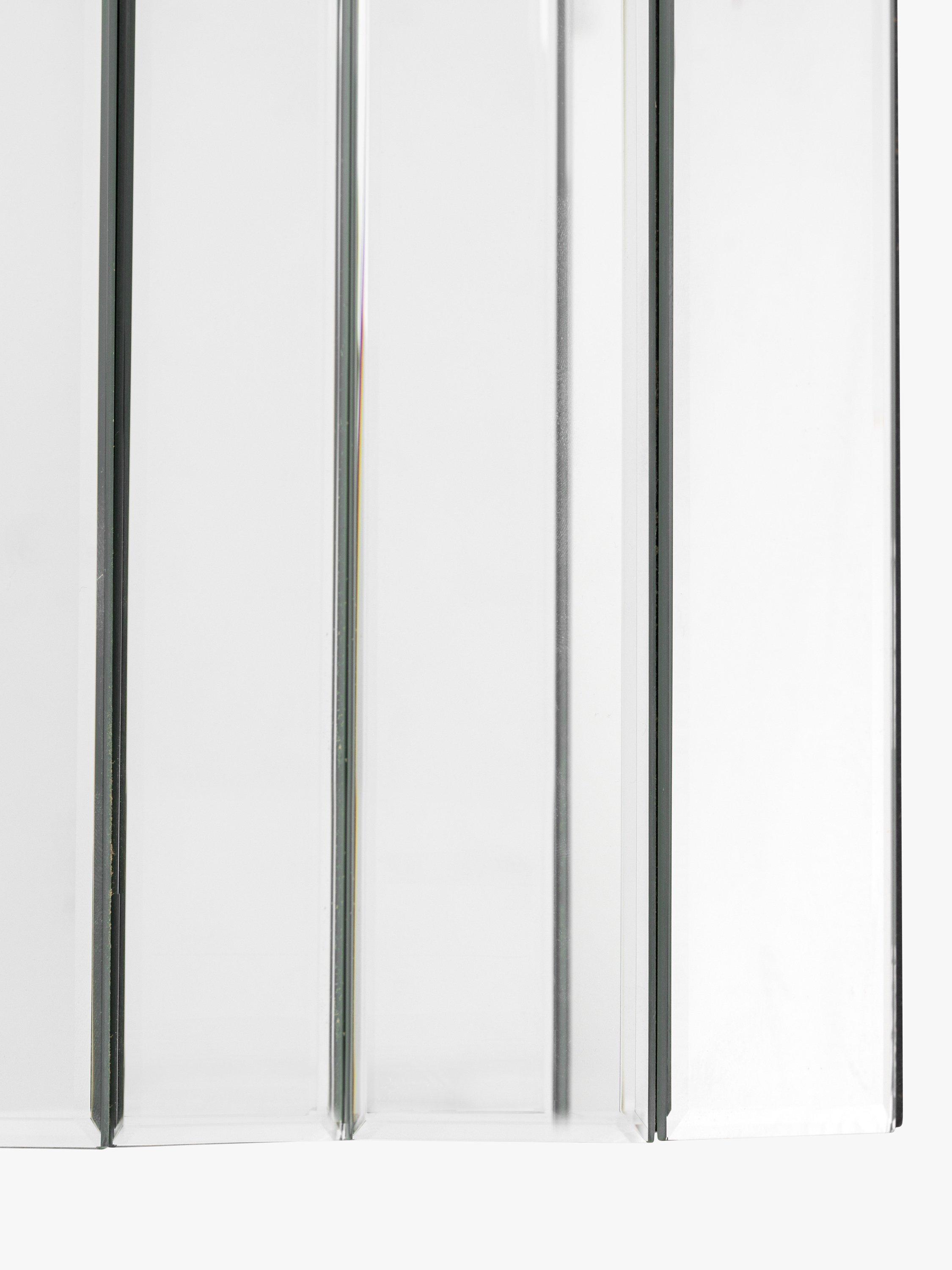 Gallery Direct Novato bevelled glass wall mirror 80 x 115cm - British product