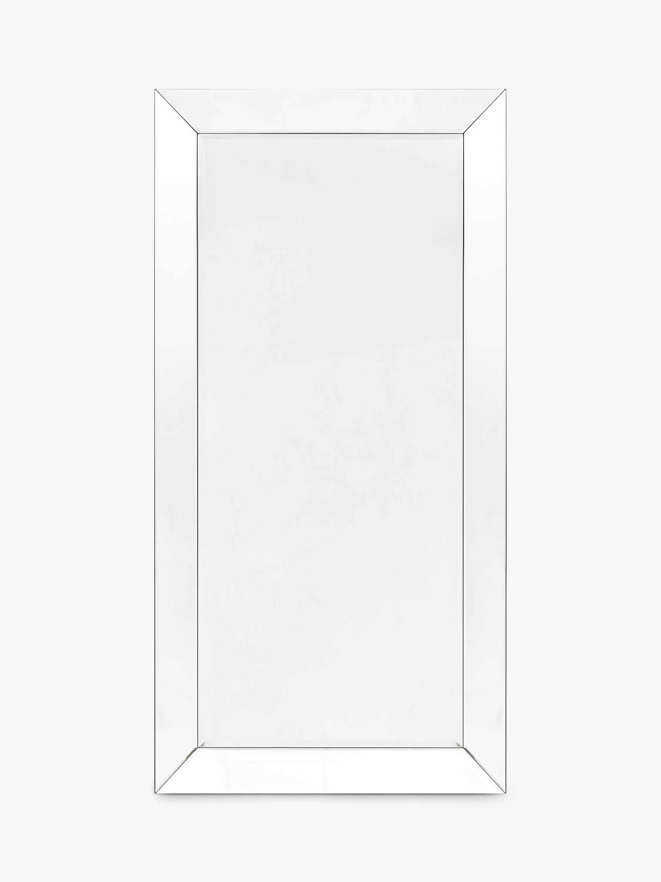 Gallery Direct Salinas rectangular full-length bevelled glass mirror 180x90cm - British product