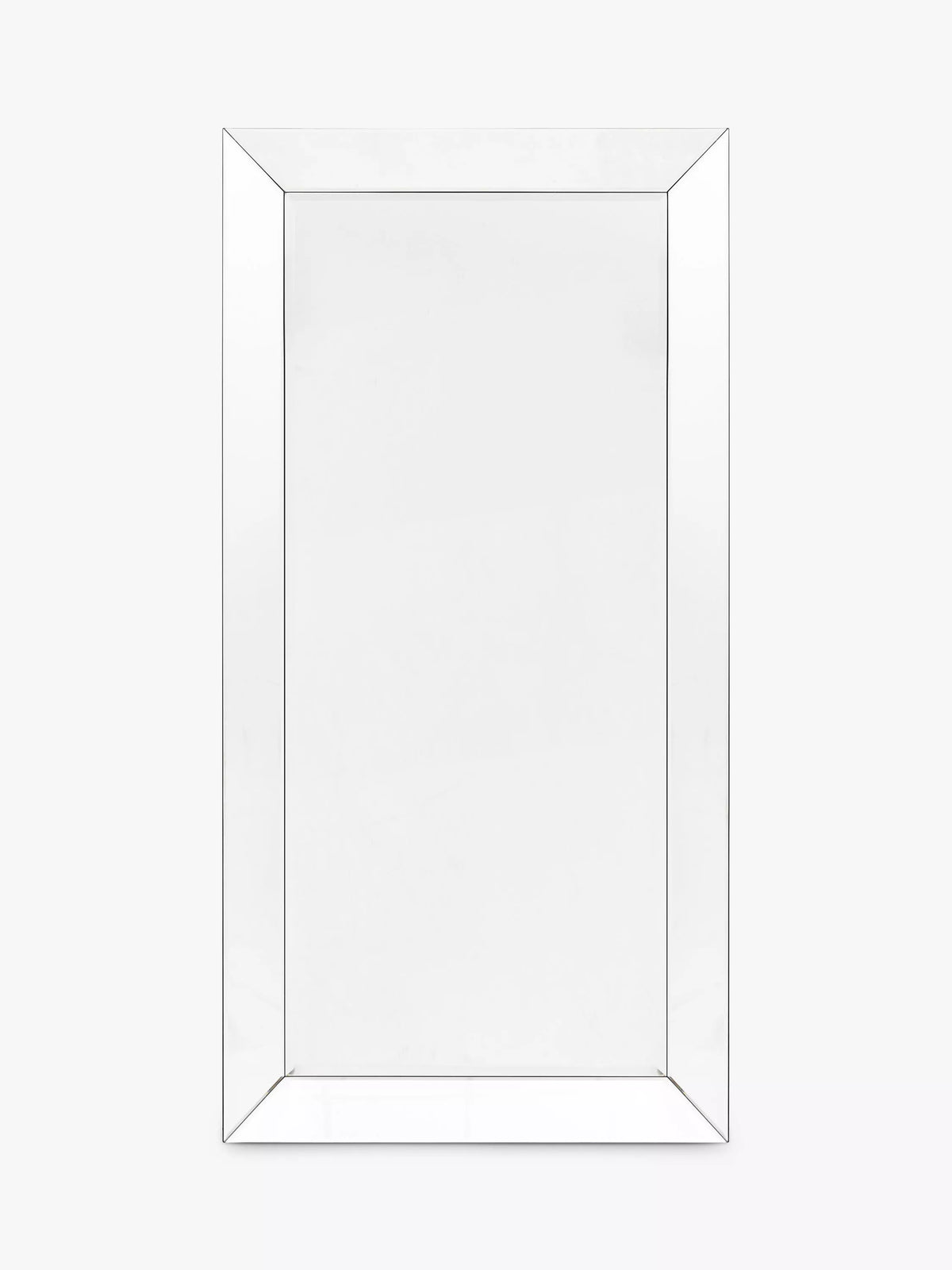 Gallery Direct Salinas rectangular full-length bevelled glass mirror 180x90cm - British product