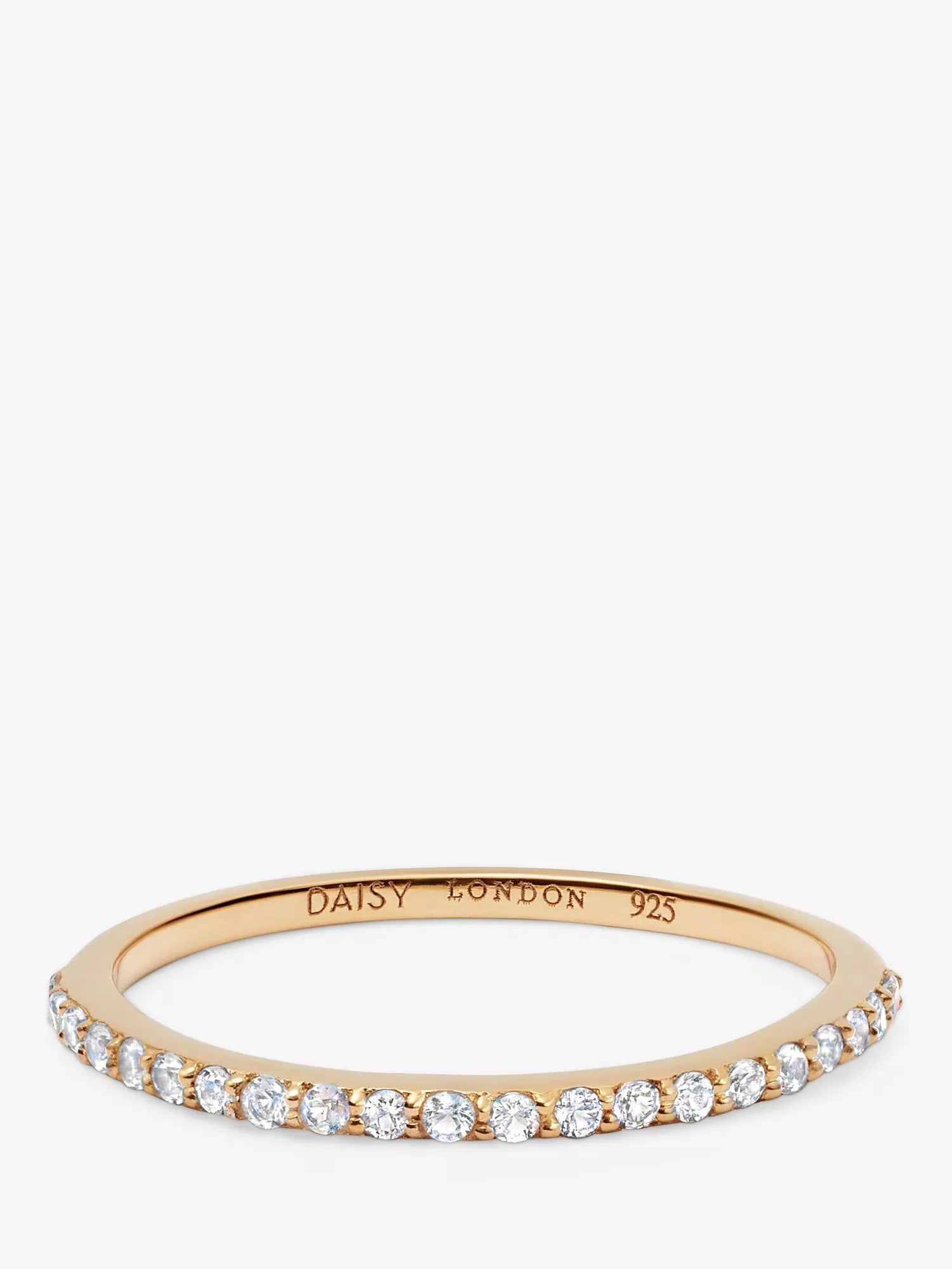 Daisy London Topaz Half Eternity Ring, Gold