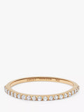 Daisy London Topaz Half Eternity Ring, Gold