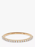 Daisy London Topaz Half Eternity Ring, Gold