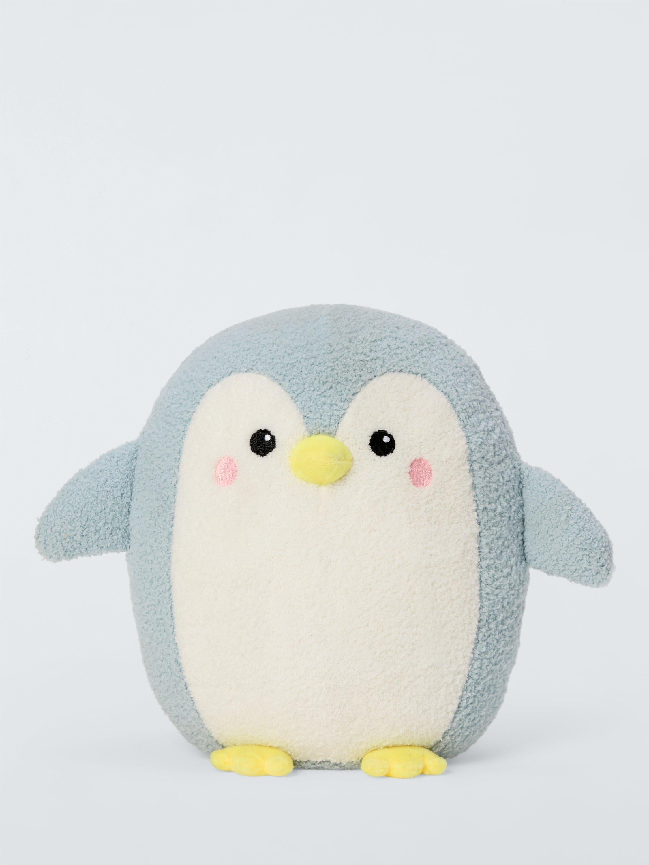 John Lewis Pip Cool Penguin plush toy blue, imported from the UK