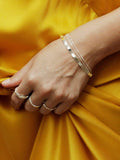 Daisy London Forever Wavy chain bracelet set pack of 2 - British product