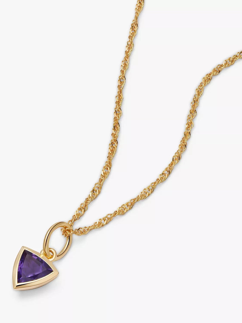 Daisy London Birthstone Pendant Necklace