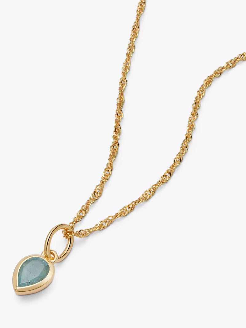 Daisy London Birthstone Pendant Necklace
