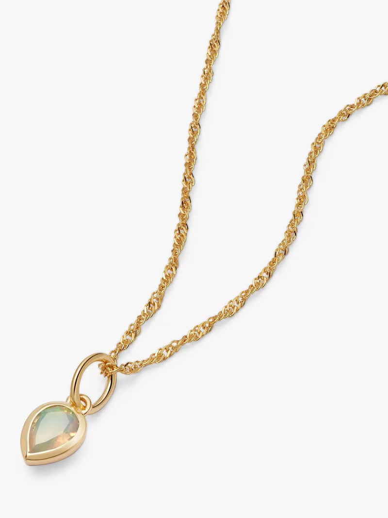Daisy London Birthstone Pendant Necklace