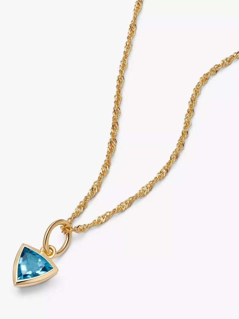 Daisy London Birthstone Pendant Necklace