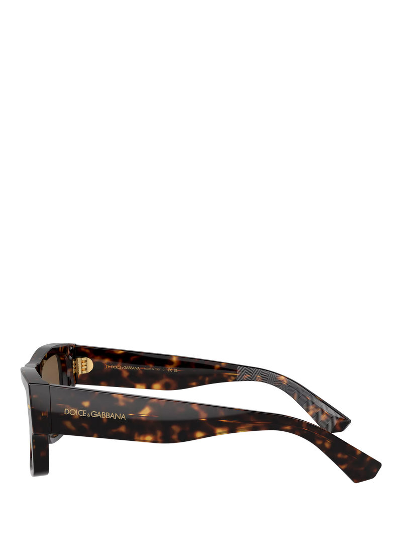 Dolce & Gabbana rectangular sunglasses in Havana (British brand)